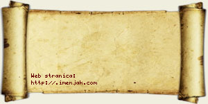 Nebojša Jakšić vizit kartica